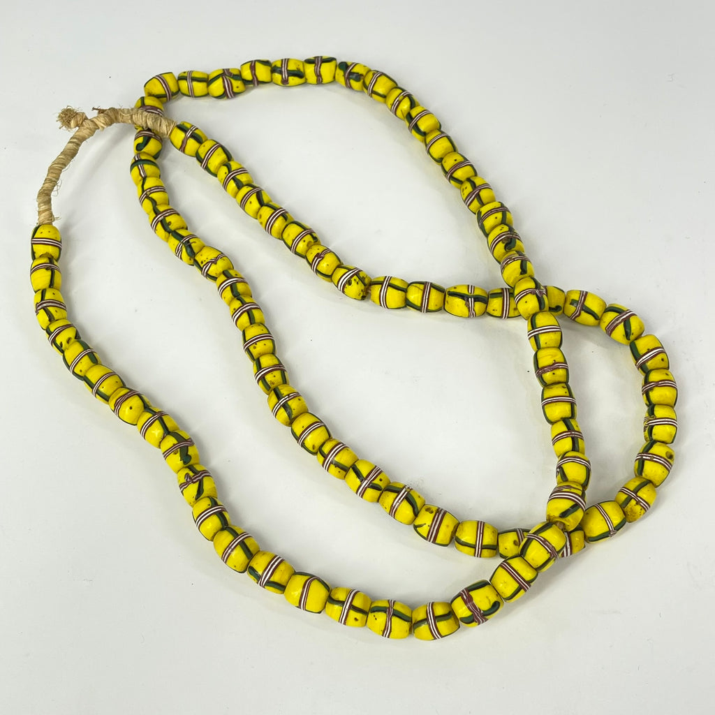 Venetian Yellow Trade Beads (48 In)