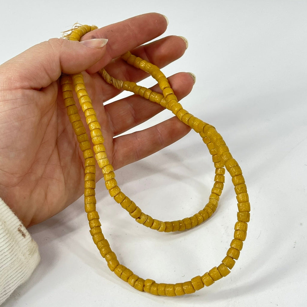 10 Strands Krobo "Recycled" Powder Glass Trade Beads