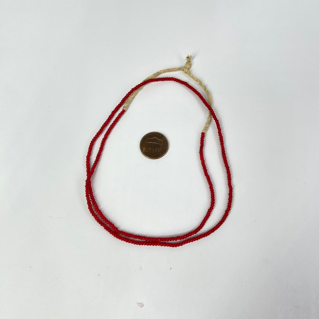 Seed Red Trade Beads