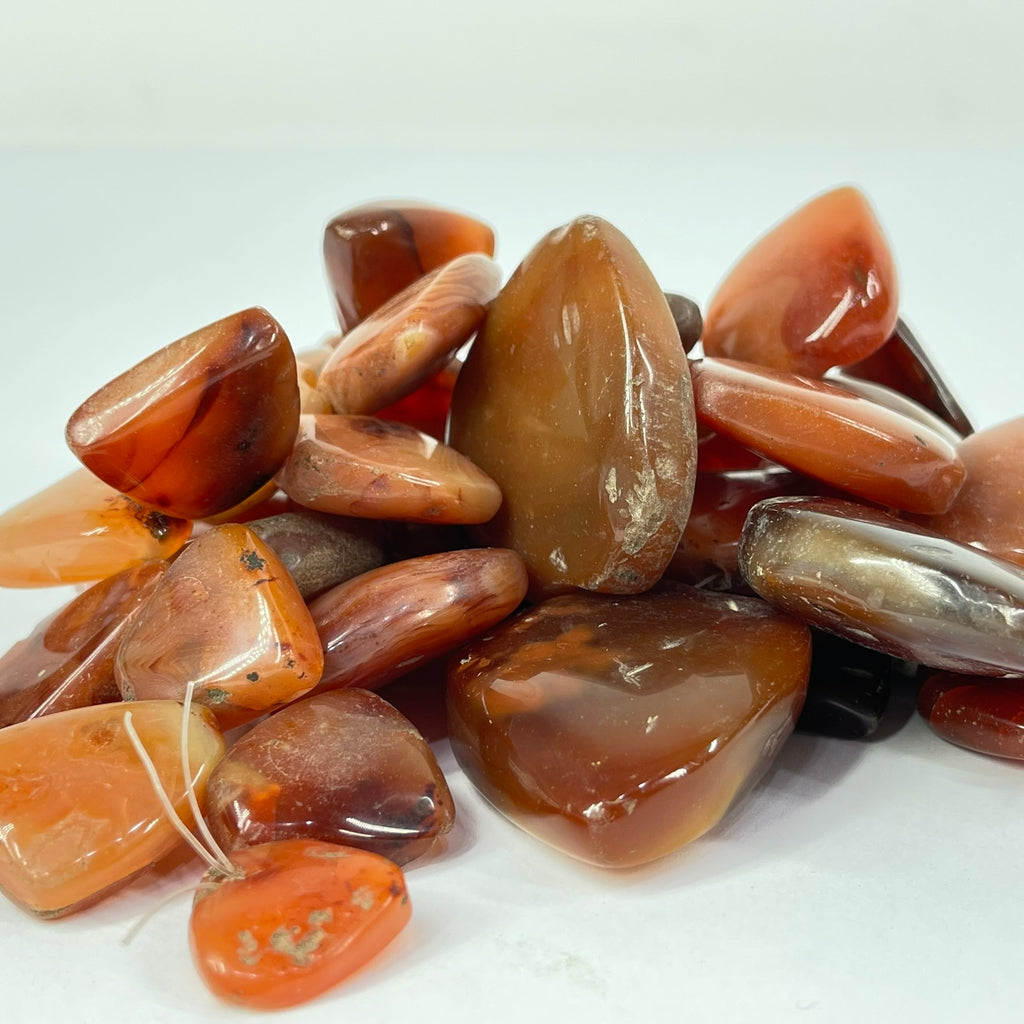 Triangular Carnelian Stone Beads