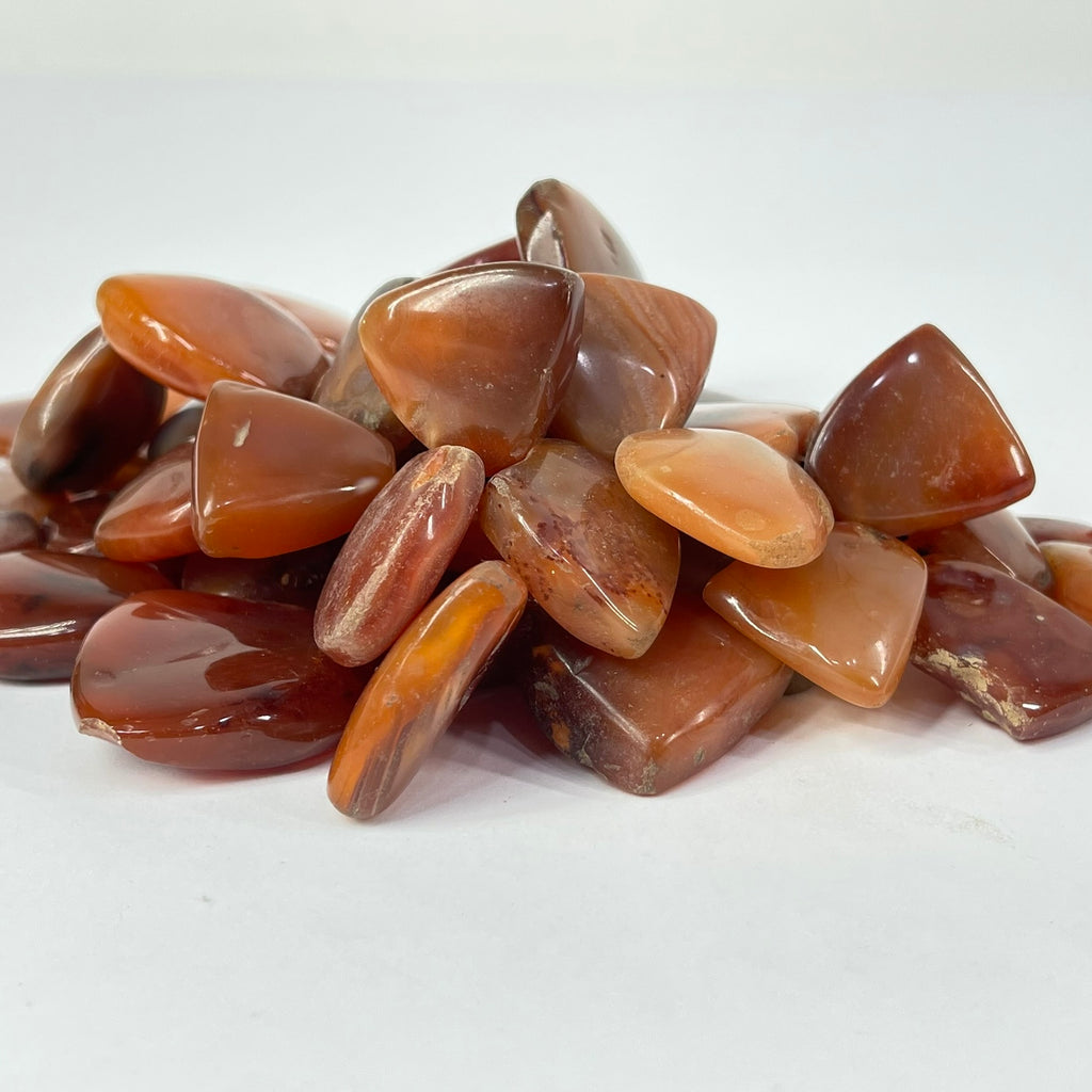 Triangular Carnelian Stone Beads