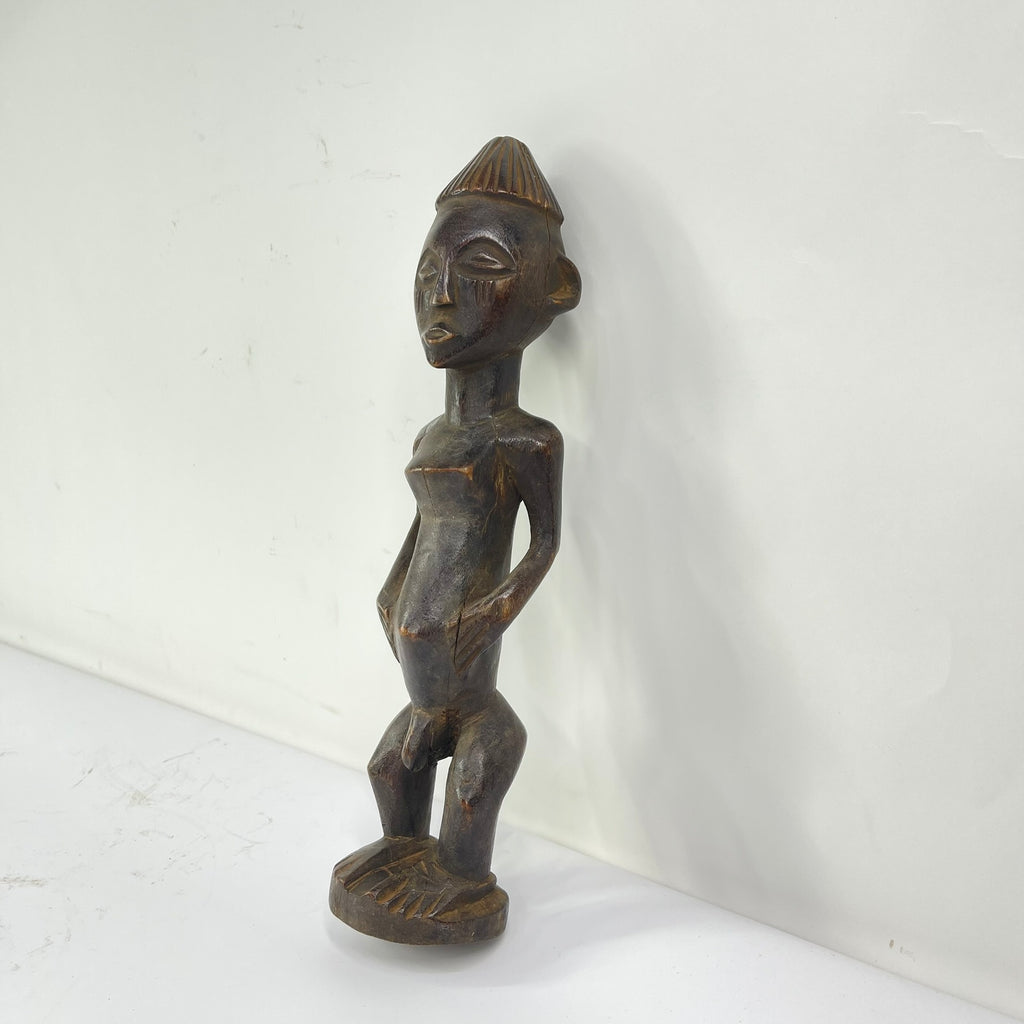 Yaka Janus Wood Figure Congo
