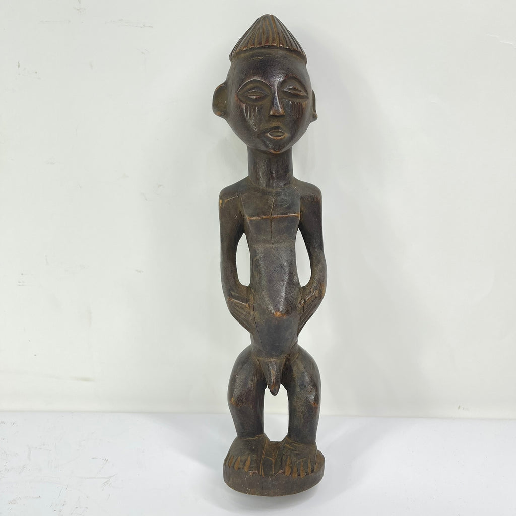 Yaka Janus Wood Figure Congo