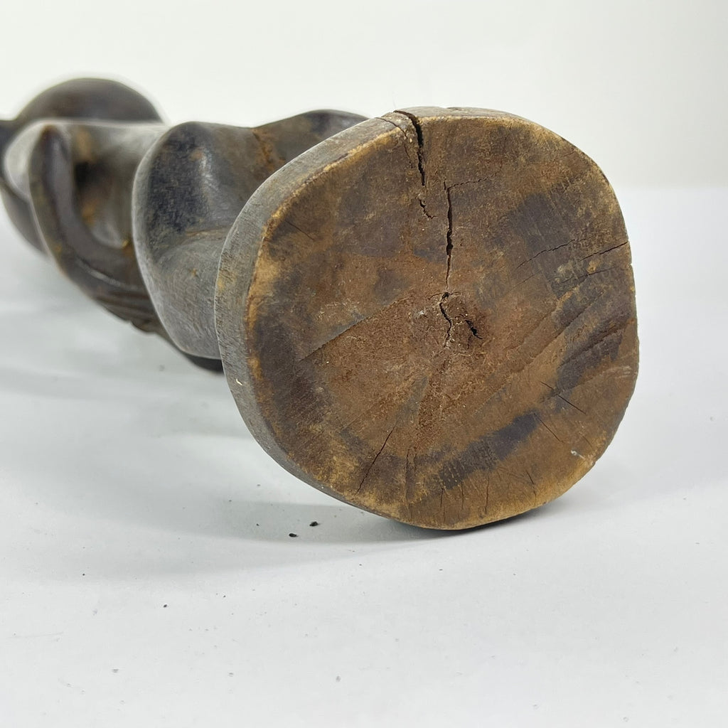 Yaka Janus Wood Figure Congo