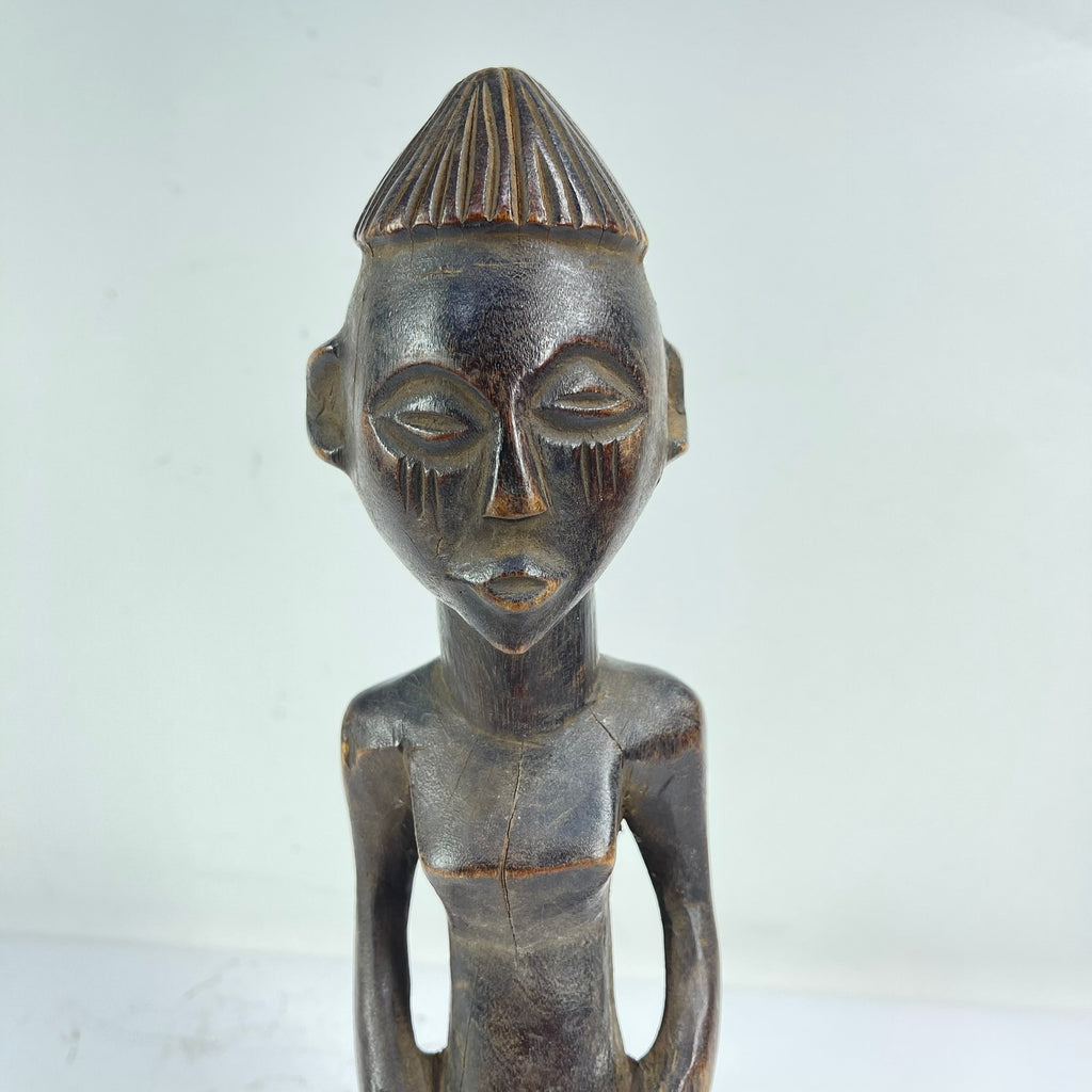 Yaka Janus Wood Figure Congo