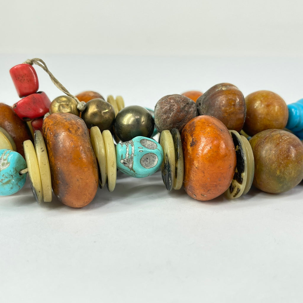 Moroccan Mixed Trade Beads Necklace