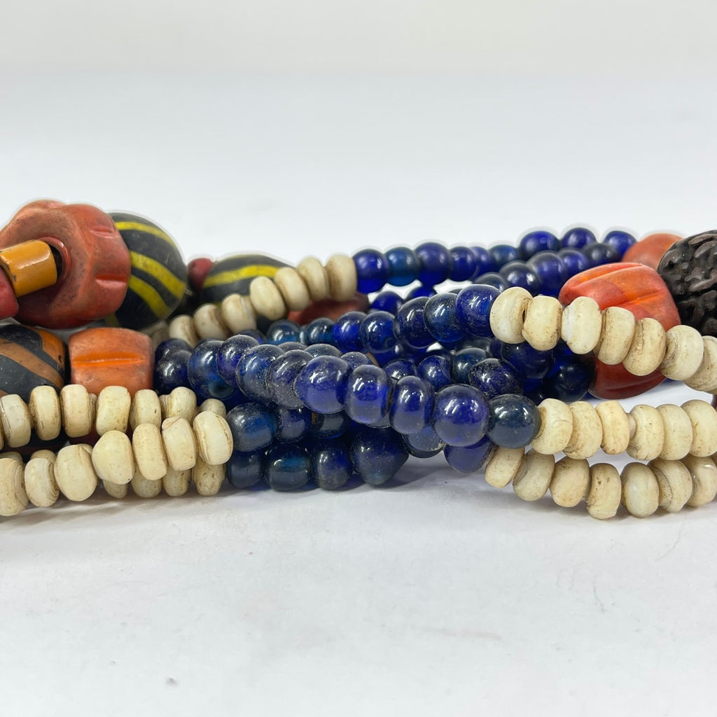 Naga Brass Face Pendant Necklace 42 Inch