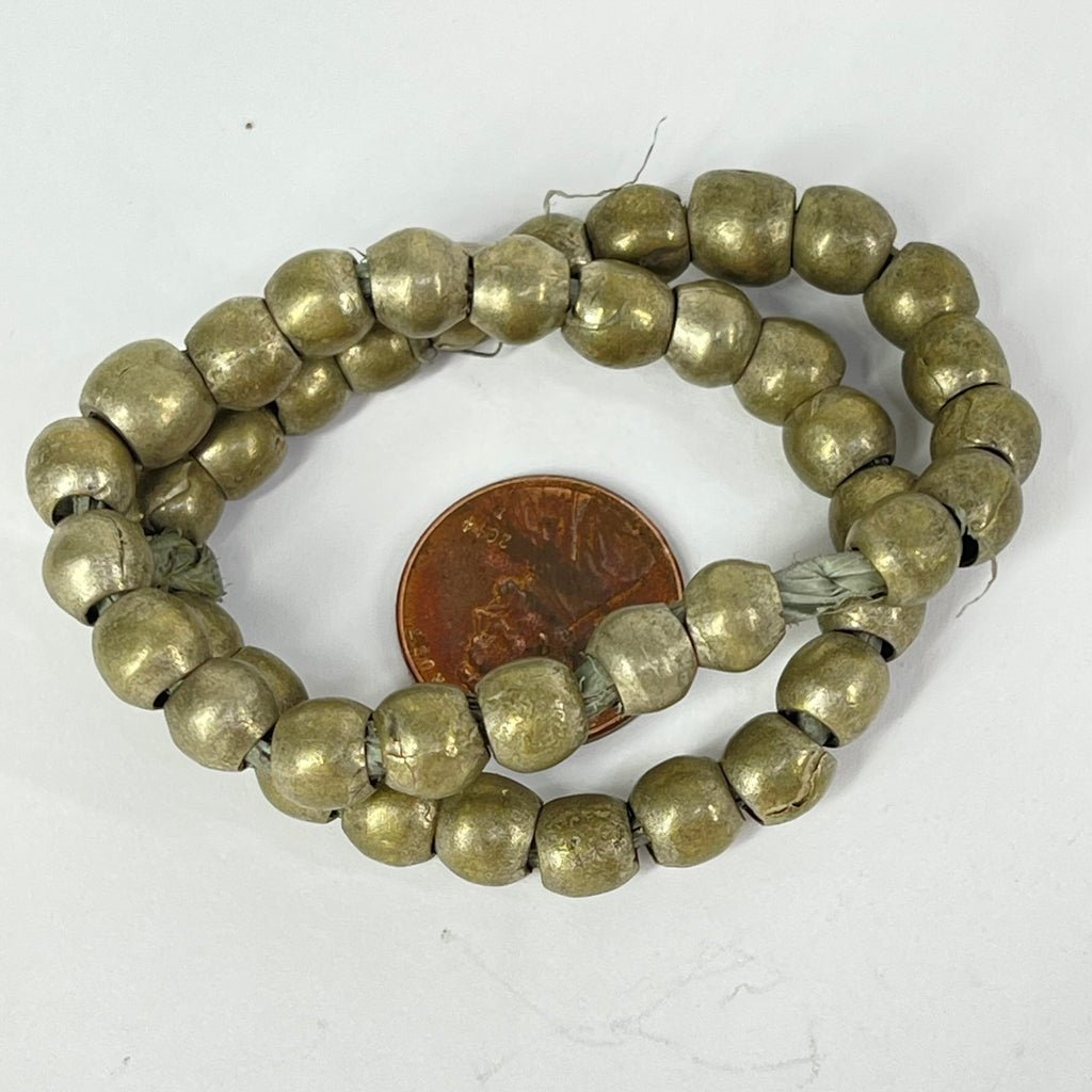 Silver Metal Trade Beads Ethiopia