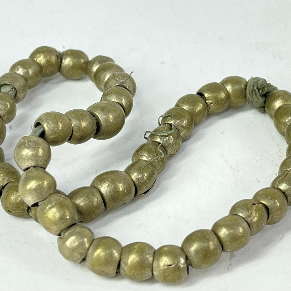 Silver Metal Trade Beads Ethiopia