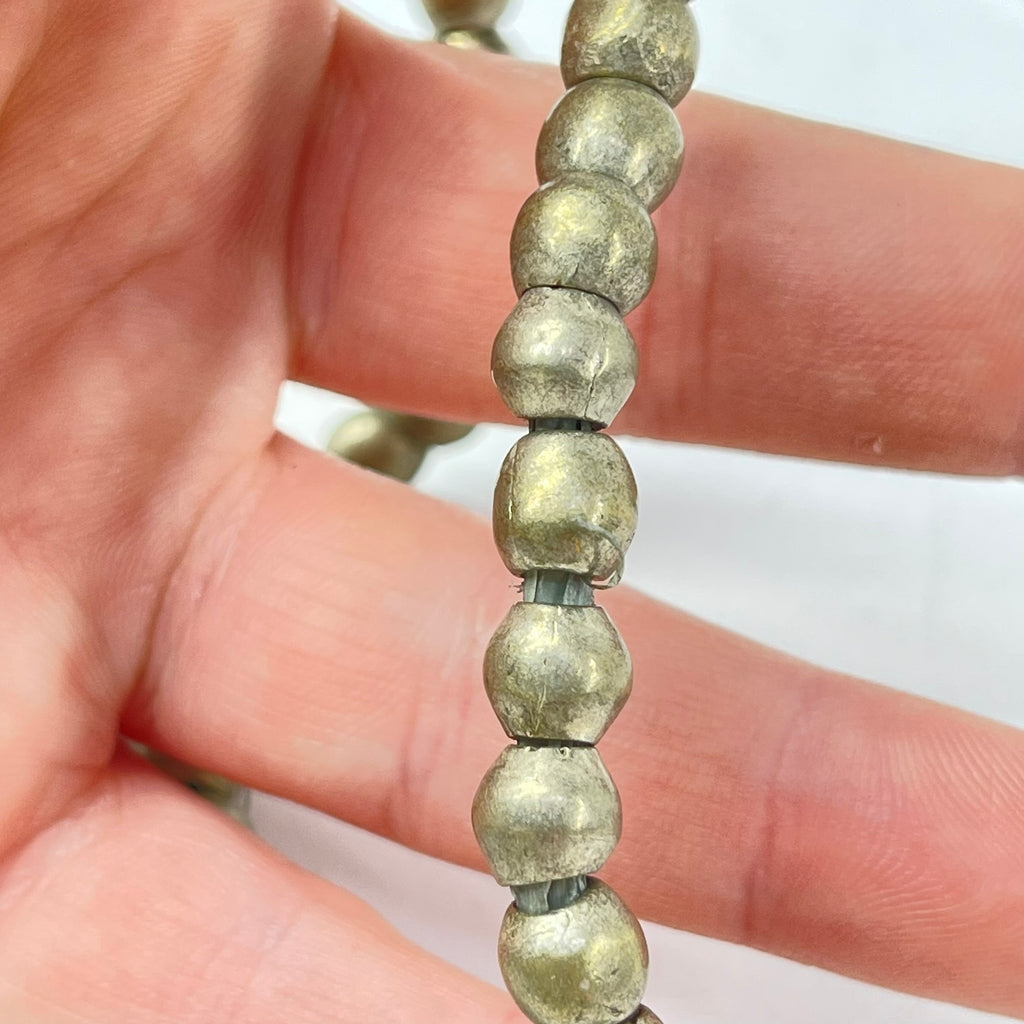 Silver Metal Trade Beads Ethiopia