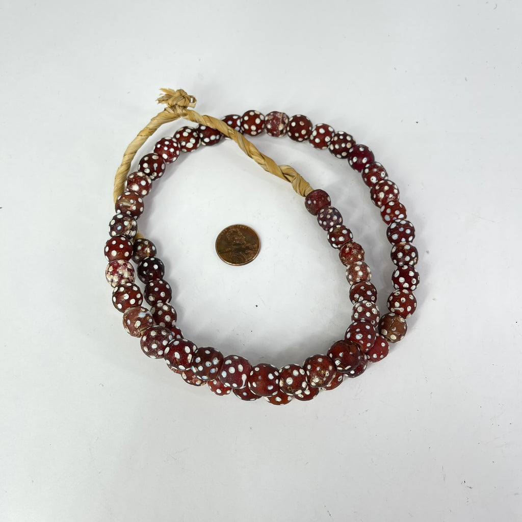 Venetian Skunk Red Trade Beads