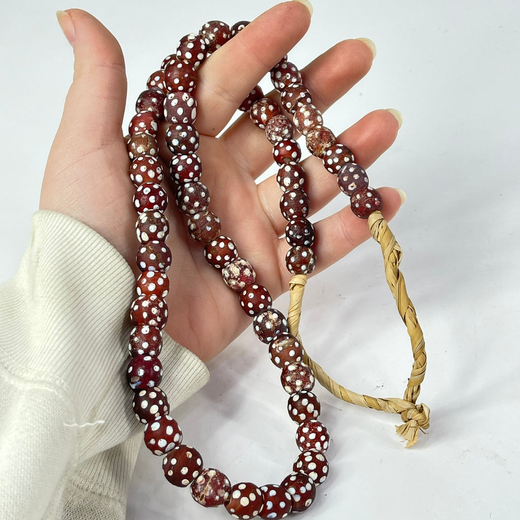 Venetian Skunk Red Trade Beads