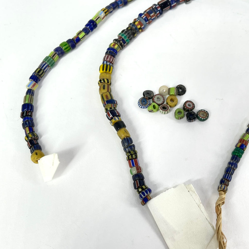 Aja Venetian Mixed Tiny Trade Beads Broken Strand