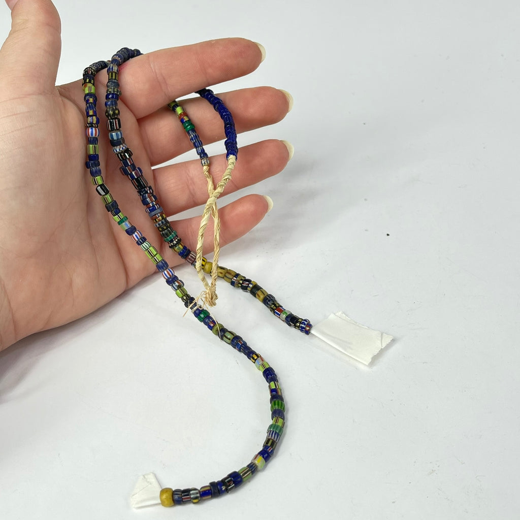 Aja Venetian Mixed Tiny Trade Beads Broken Strand