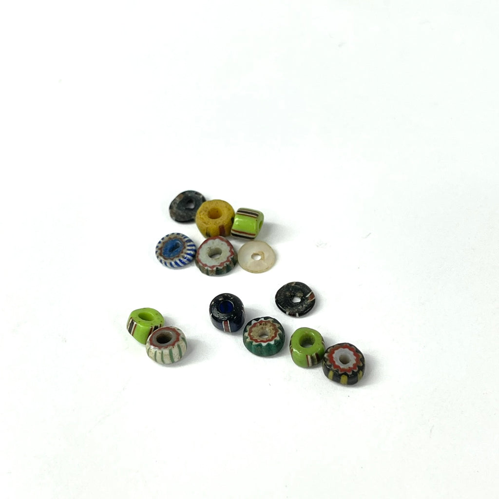 Aja Venetian Mixed Tiny Trade Beads Broken Strand