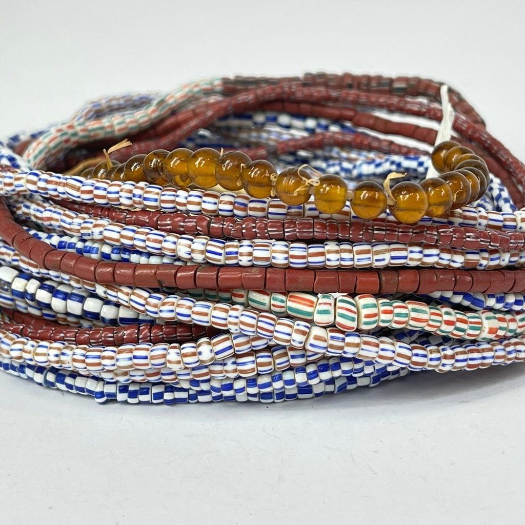 10 Strands Grab Bag Mixed Trade Beads