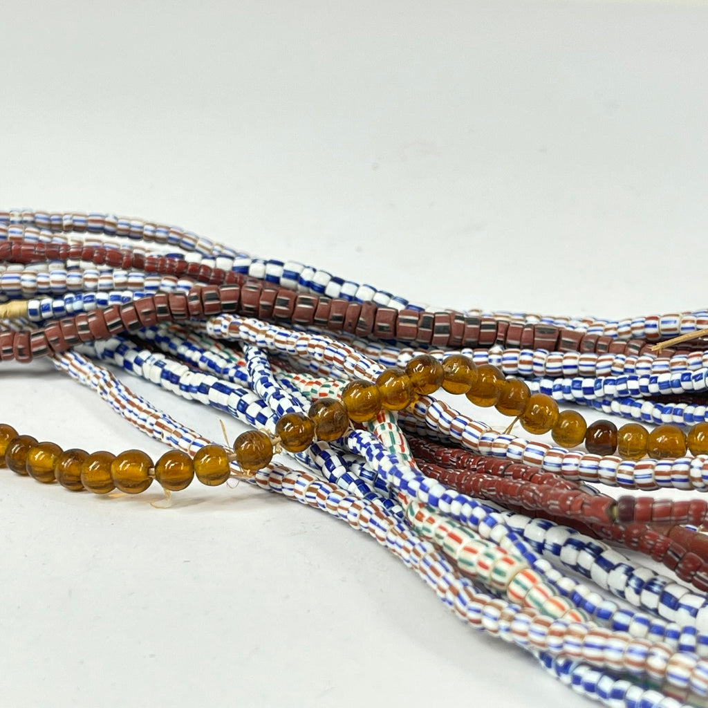 10 Strands Grab Bag Mixed Trade Beads