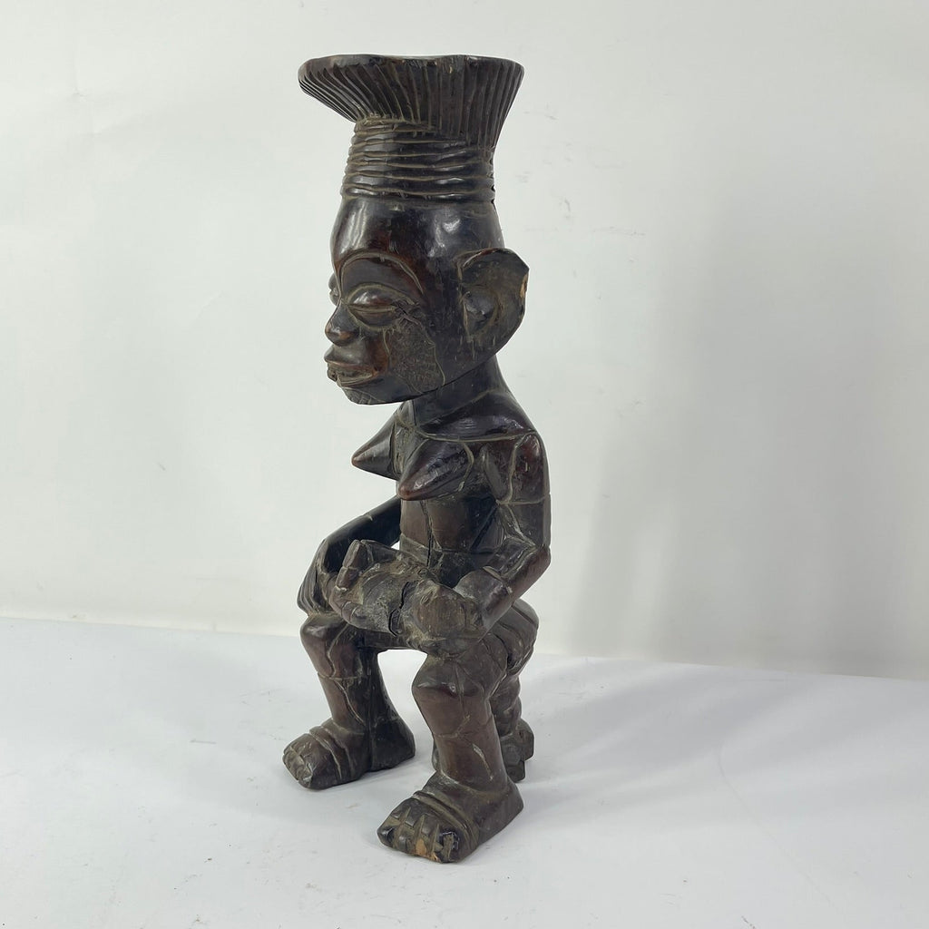 Mangbetu Sitting Maternity Female Figure Congo