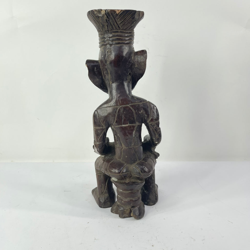 Mangbetu Sitting Maternity Female Figure Congo