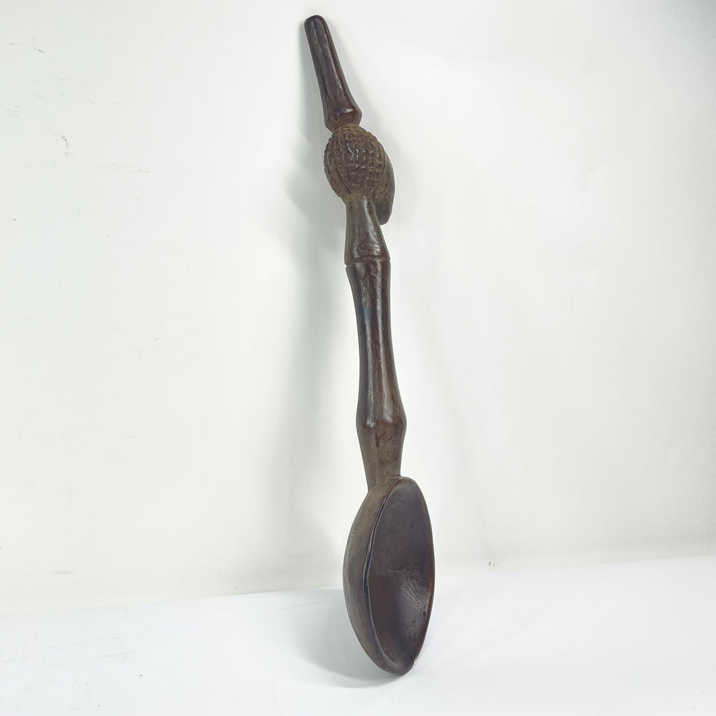 Luba Figural Spoon Congo