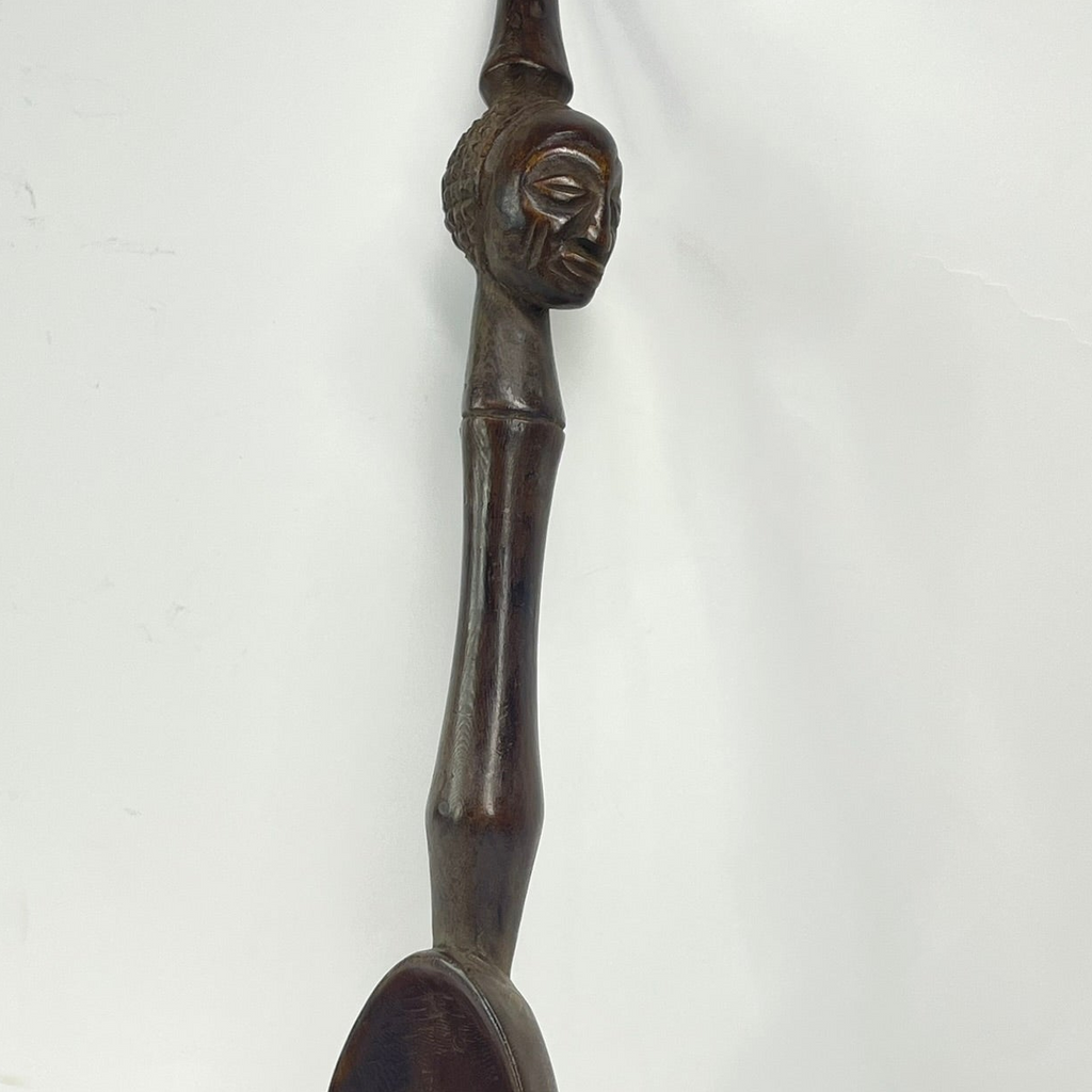 Luba Figural Spoon Congo