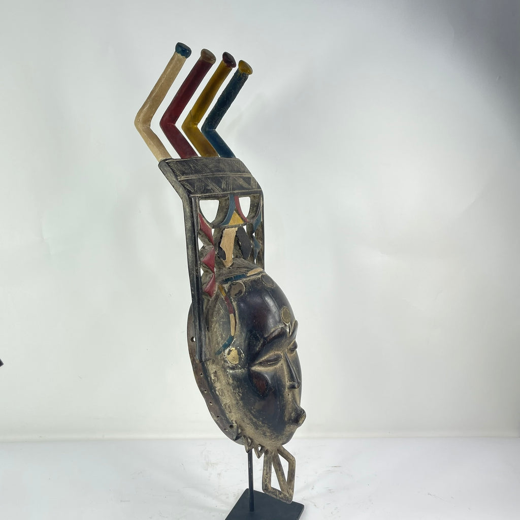 Yaure Mask with Headdress Côte d'Ivoire