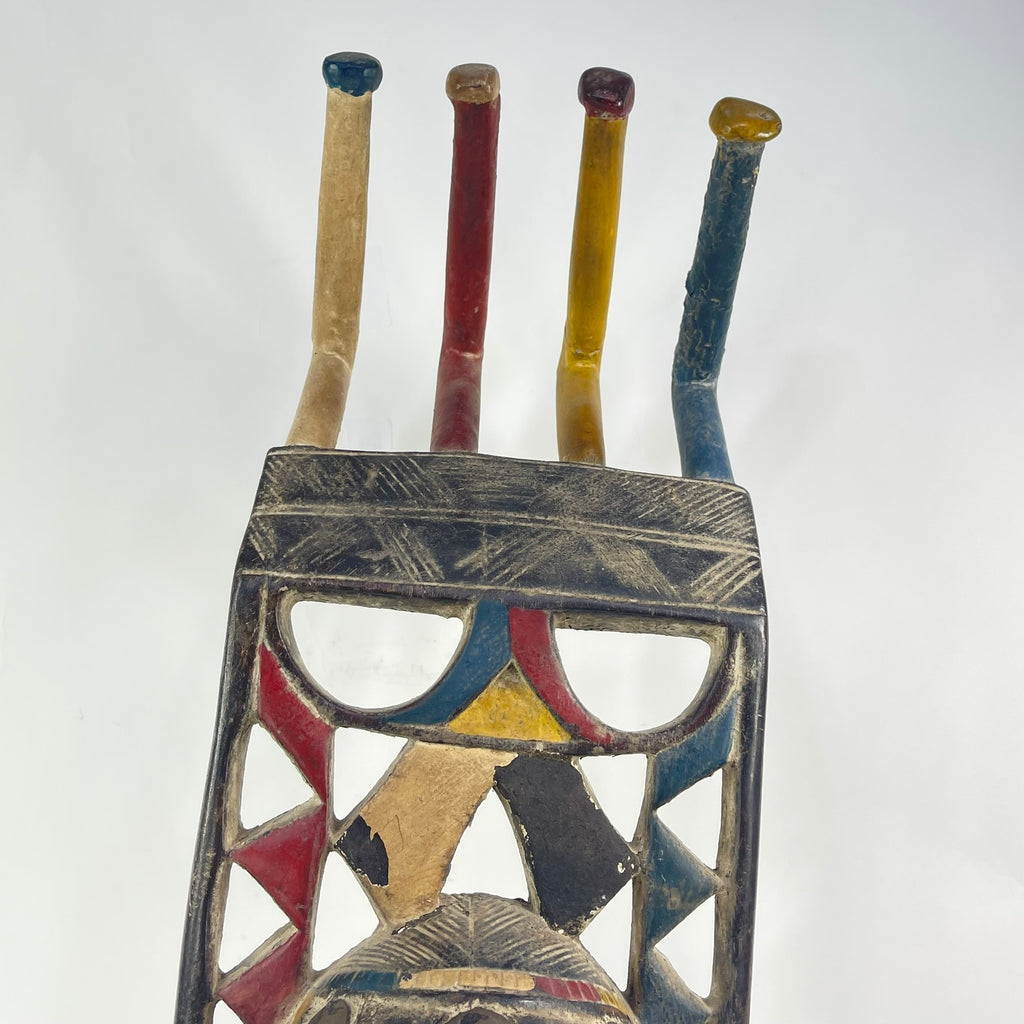 Yaure Mask with Headdress Côte d'Ivoire
