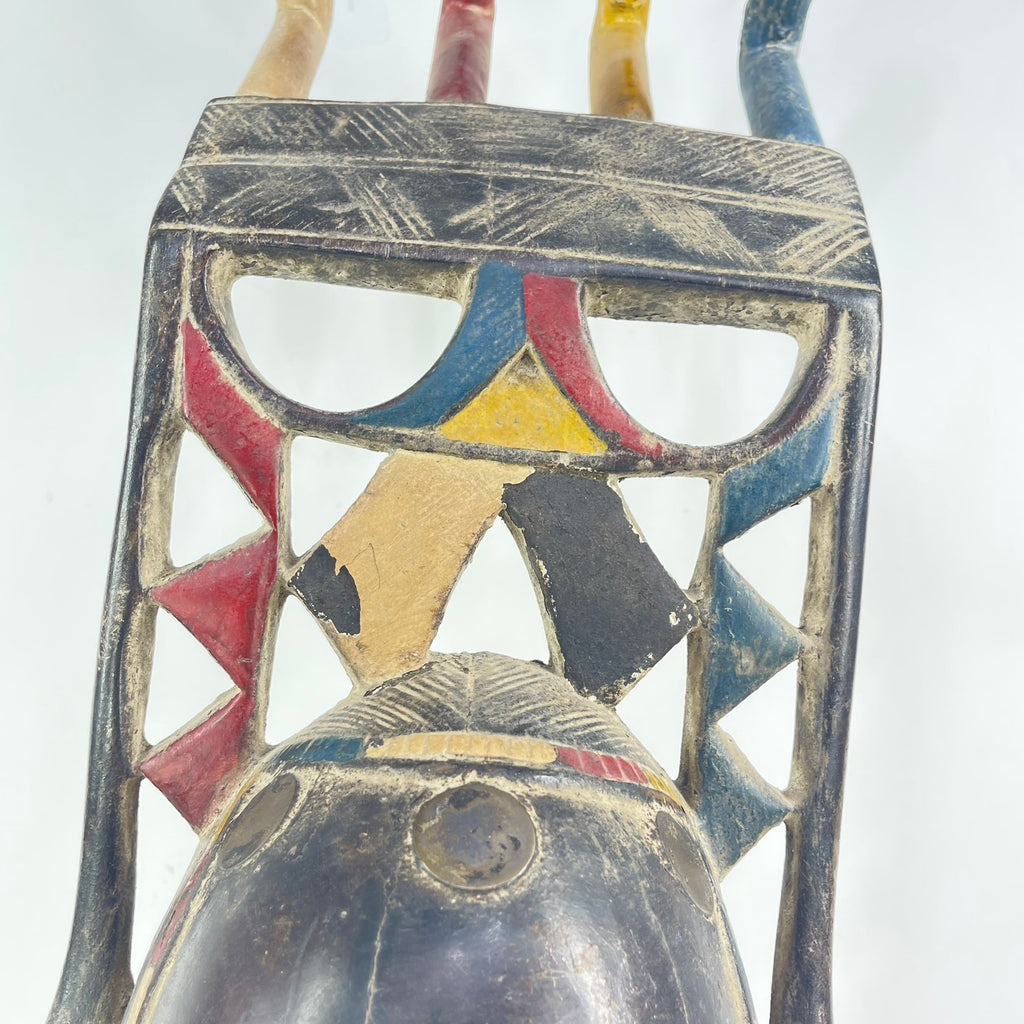 Yaure Mask with Headdress Côte d'Ivoire