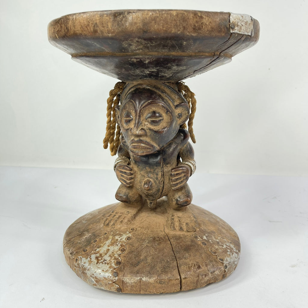 Chokwe Figural Stool Congo