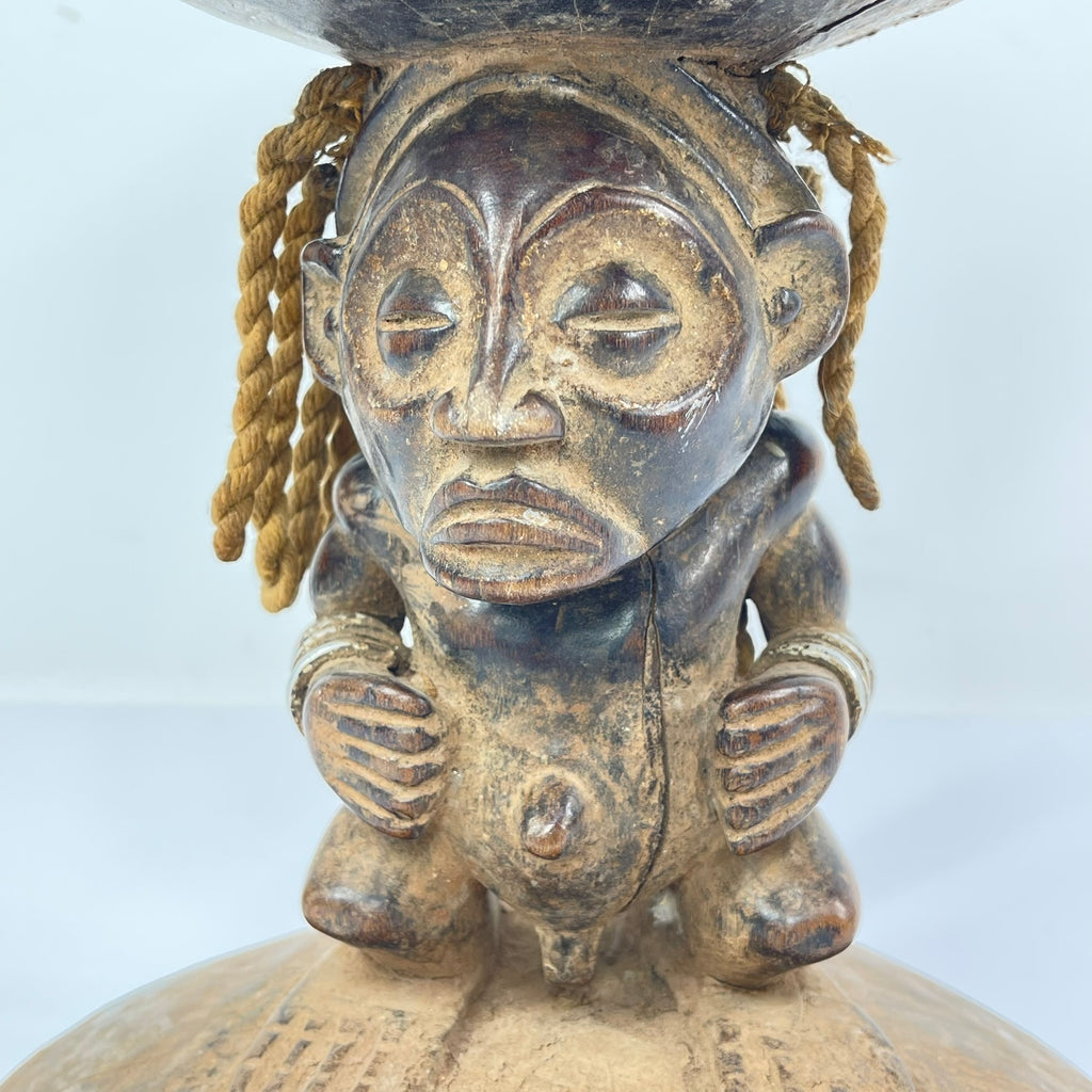 Chokwe Figural Stool Congo