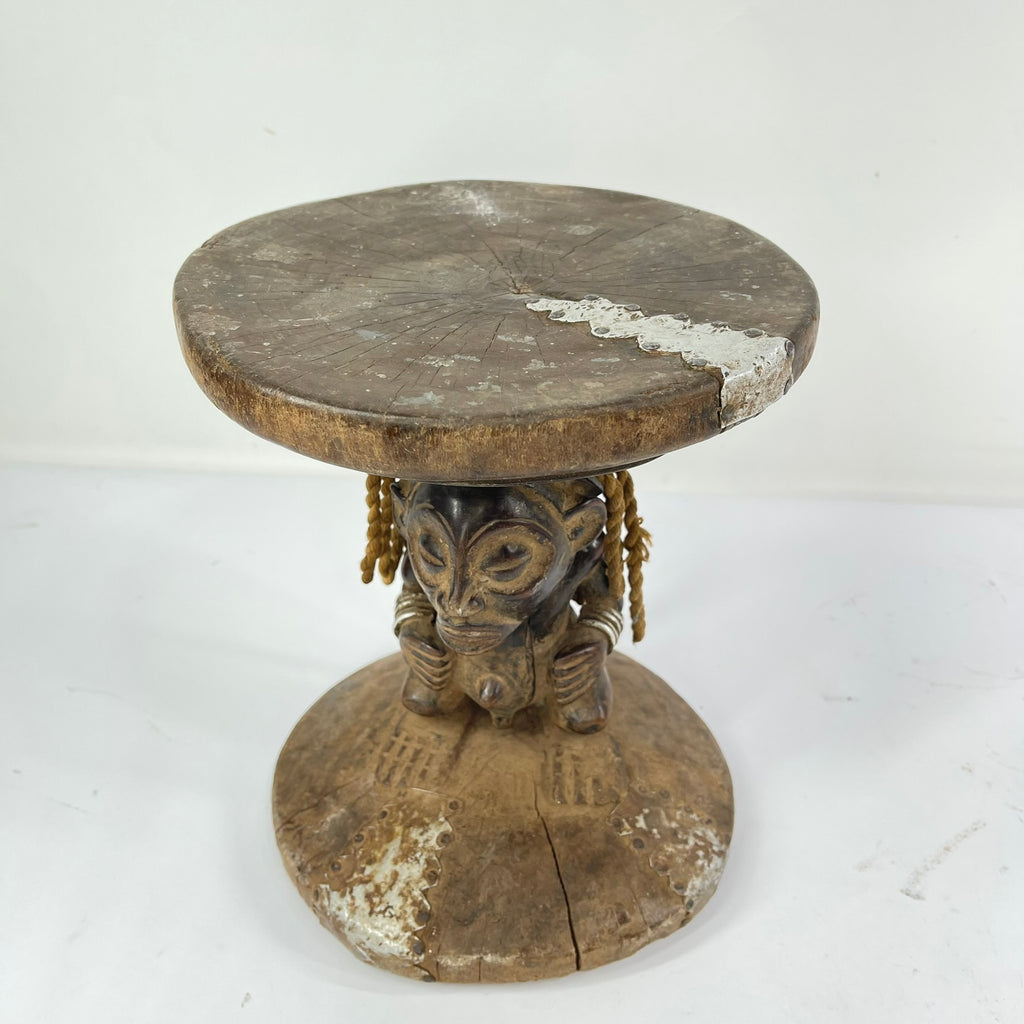 Chokwe Figural Stool Congo