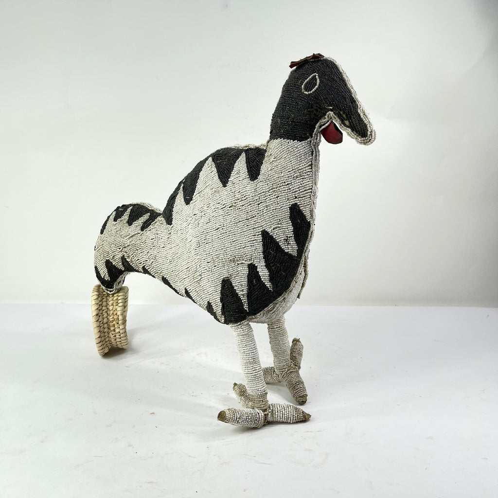 Yoruba Beaded White Chicken Nigeria