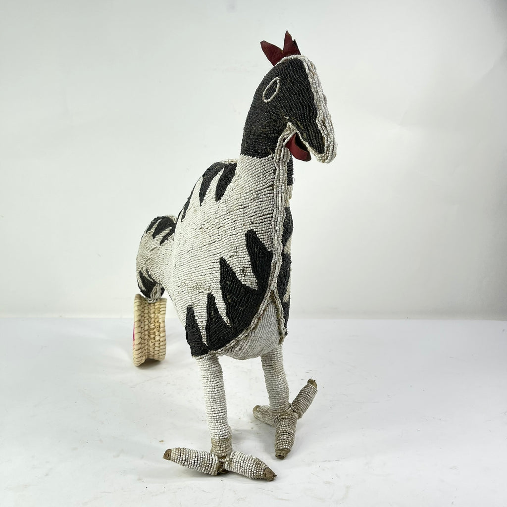Yoruba Beaded White Chicken Nigeria