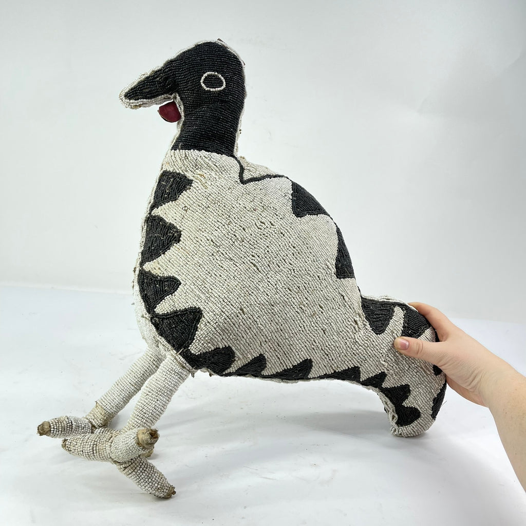 Yoruba Beaded White Chicken Nigeria