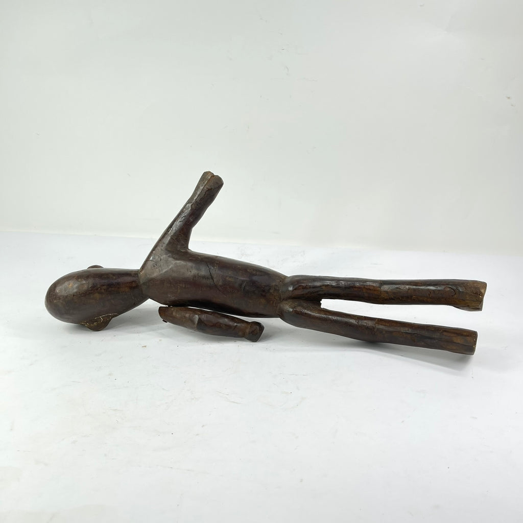Nyamwezi Wood Figure with Movable Arm