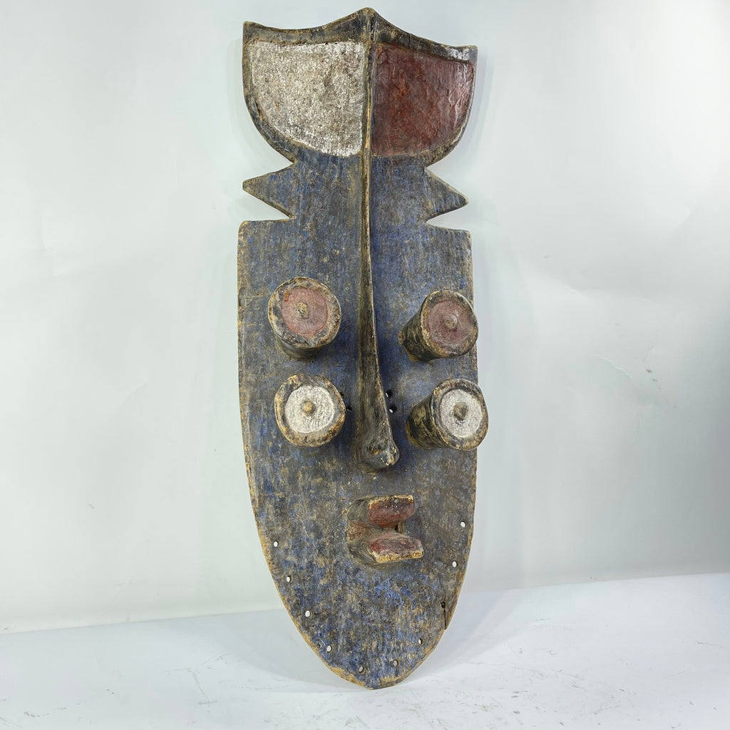 Grebo Mask with Tubular Eyes Liberia