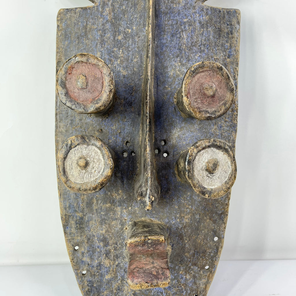 Grebo Mask with Tubular Eyes Liberia