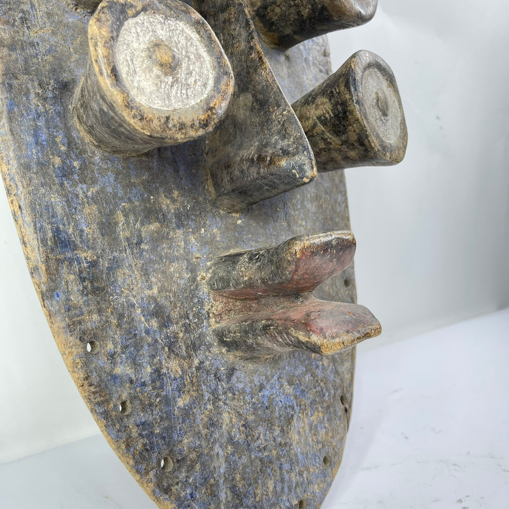 Grebo Mask with Tubular Eyes Liberia
