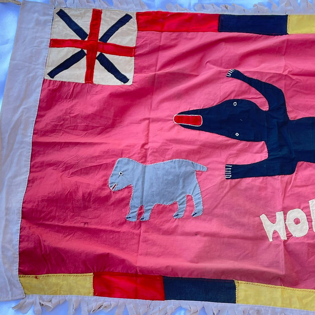 Asafo Flag Frankaa with Appliqué Ghana 56x30 inch