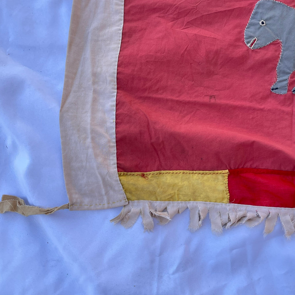 Asafo Flag Frankaa with Appliqué Ghana 56x30 inch