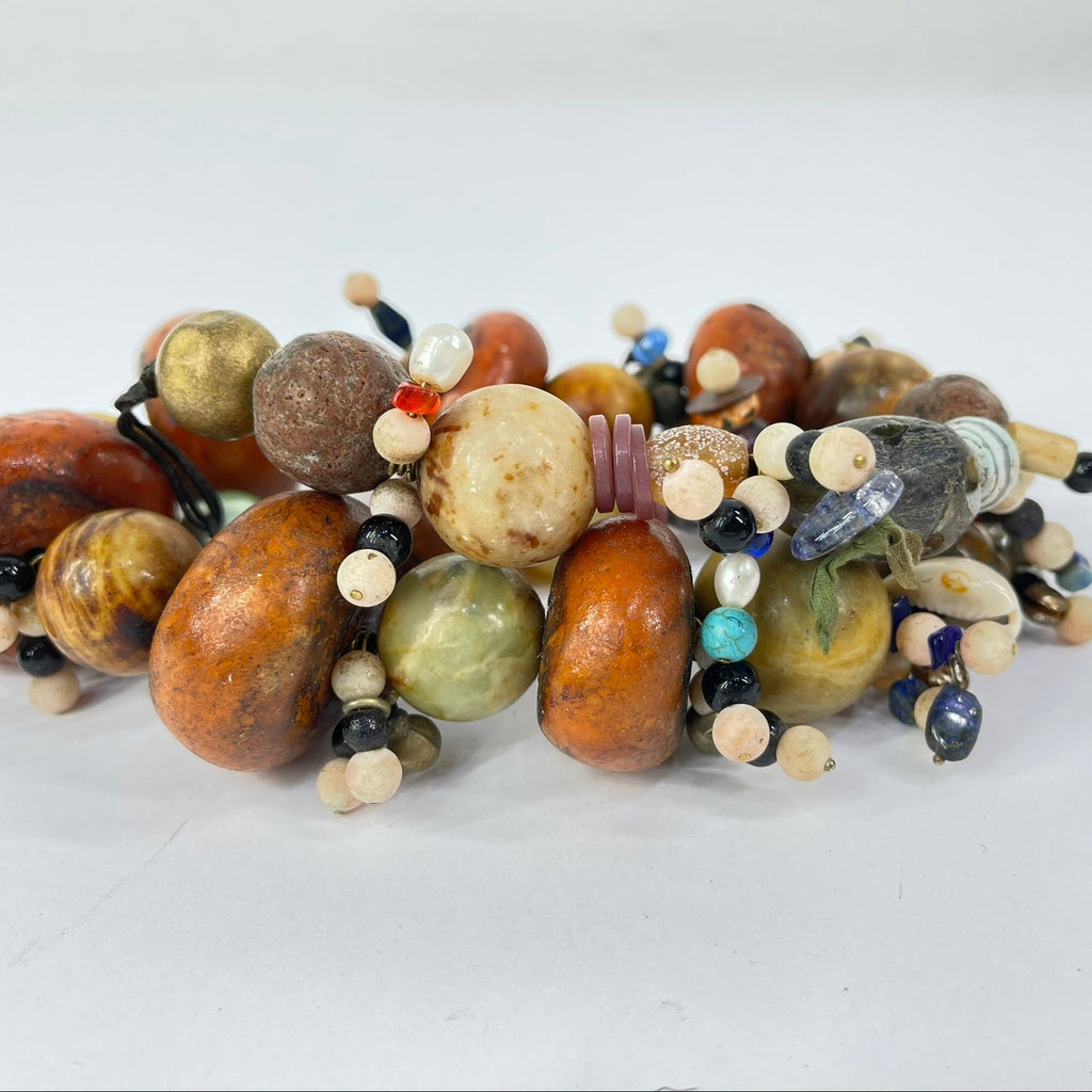 Moroccan Mixed Trade Beads Necklace