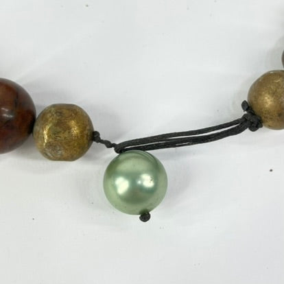 Moroccan Mixed Trade Beads Necklace