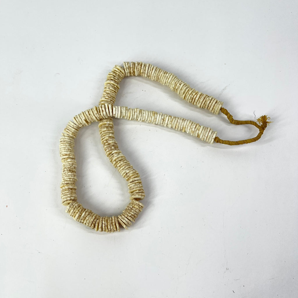 Ostrich Egg Shell Heishi Trade Beads