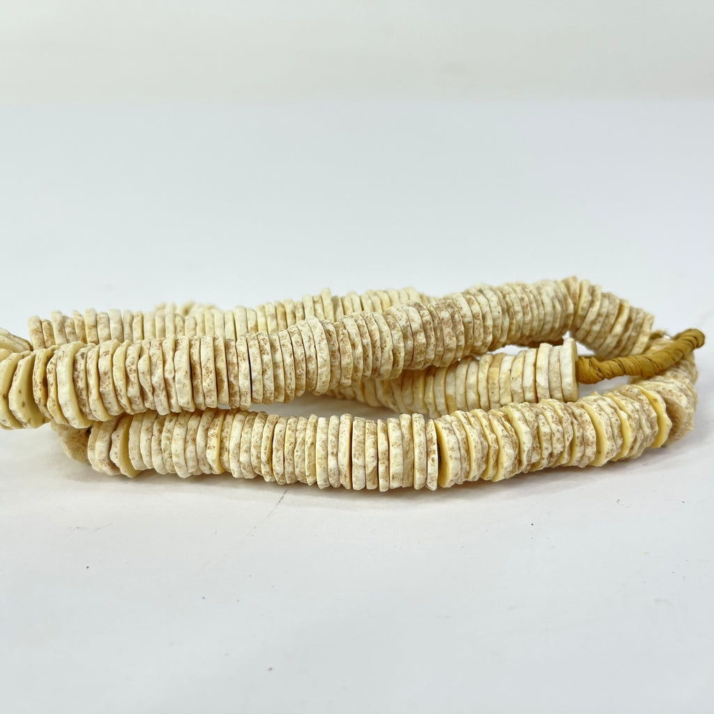 Ostrich Egg Shell Heishi Trade Beads