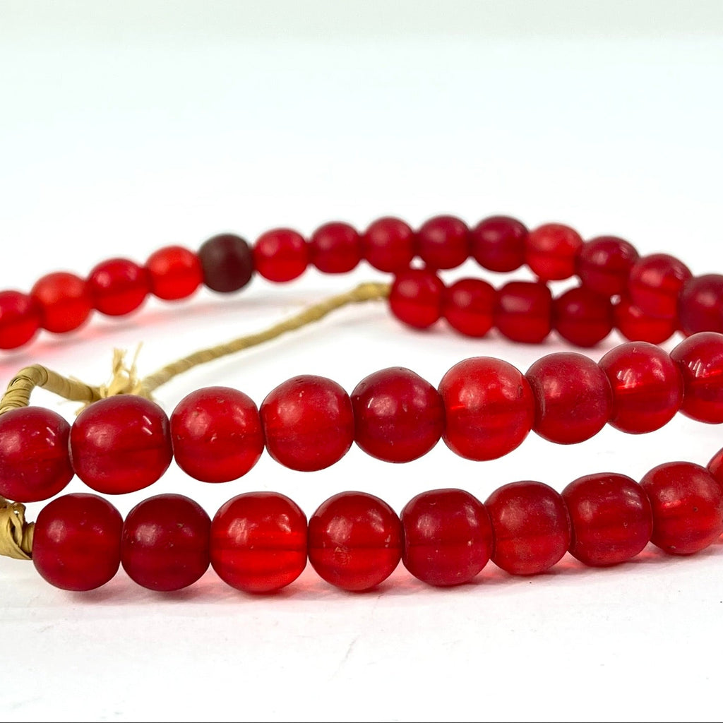 Cranberry Translucent Red Trade Beads