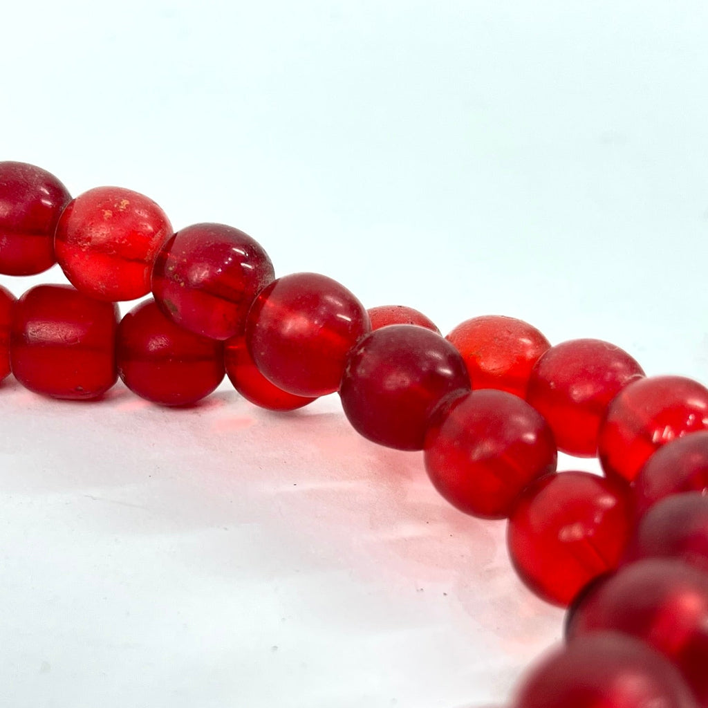 Cranberry Translucent Red Trade Beads