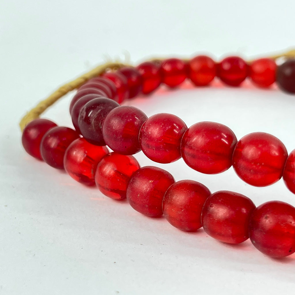 Cranberry Translucent Red Trade Beads