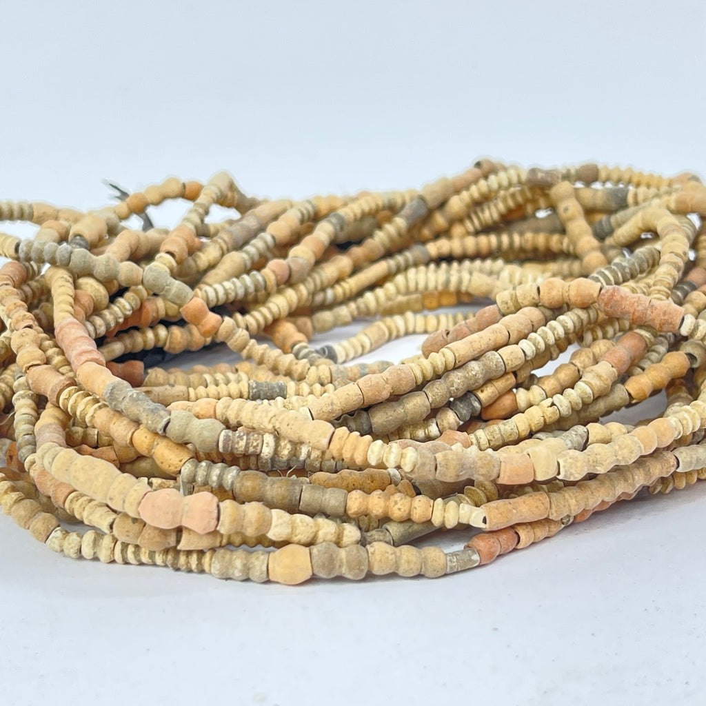 10 Strands Tomb Terracotta Beads Mali