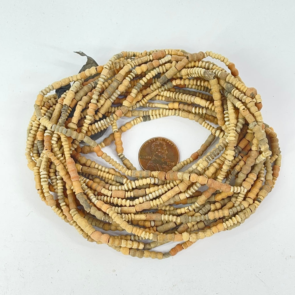 10 Strands Tomb Terracotta Beads Mali