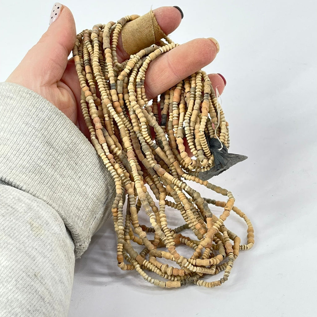 10 Strands Tomb Terracotta Beads Mali